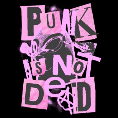 Punk is Not Dead: Women's Regular Tee Design
