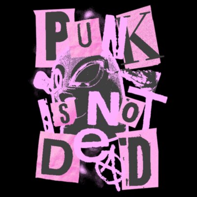 Punk is Not Dead: Women's Fitted Tee Design