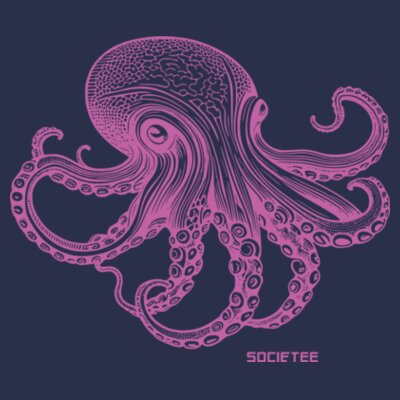 Majestic Pink Octopus: Women's Regular Tee Design