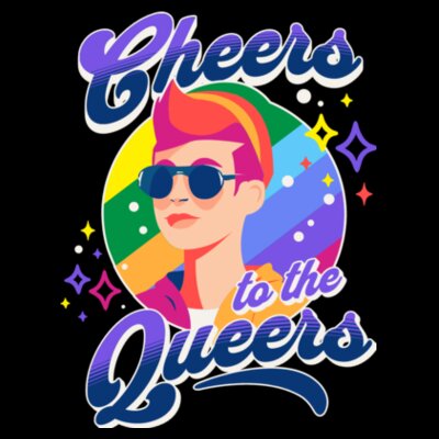 Cheers to the Queers: Women's Fitted Tee Design